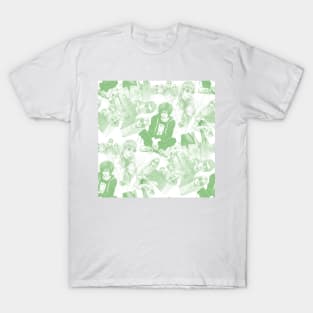 Unpopular: Green Toile T-Shirt